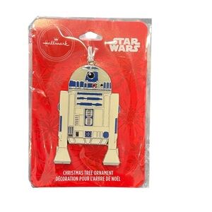 Hallmark Disney’s Star Wars R2 D2 Christmas Tree Ornament Metal Enamel‎ NEW